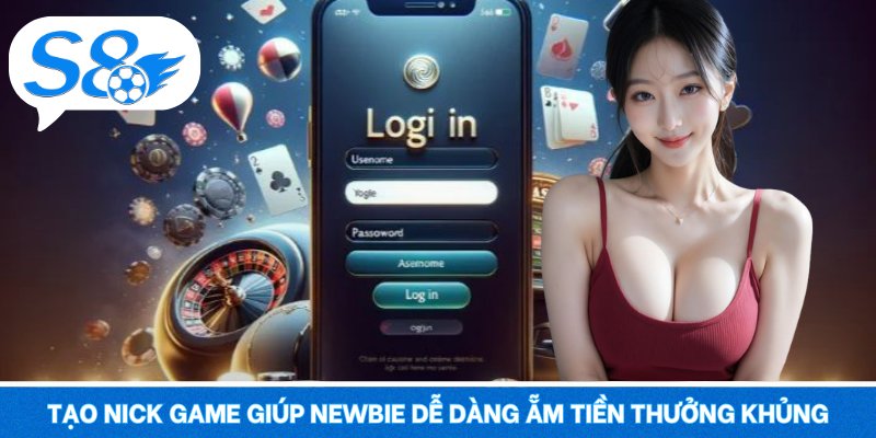Đăng ký S8 – Mở Cửa Giải Trí, Trải Nghiệm Trọn Niềm Vui Tạo nick game giải trí giúp newbie dễ dàng ẵm tiền thưởng khủng